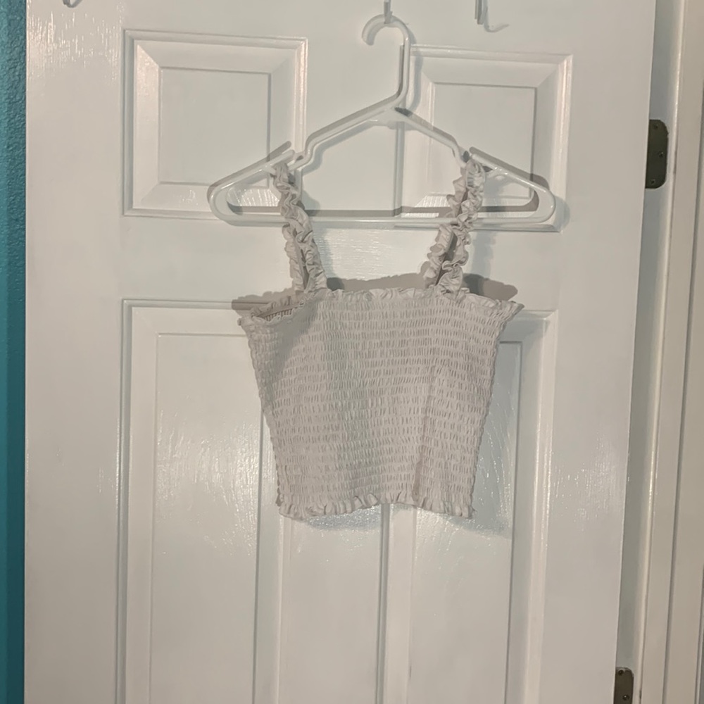 Ruffle crop top